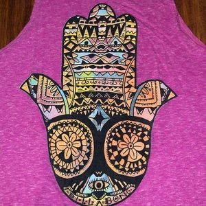 Cute boho beach tank top in size 10